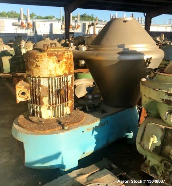 Used- Alfa Laval BRPX-617 Desludger Disc Centrifuge
