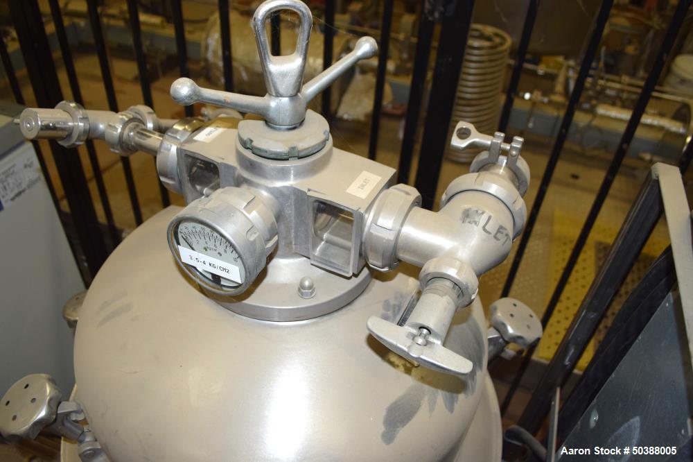 Used Alfa Laval Desludger Disc Centrifuge, Model BRPX207-SGV-34. 316 Stainless steel on product contact areas, clarifier design. Water harness, 7.5 hp motor, sludge tank, and control panel. Mounted o...