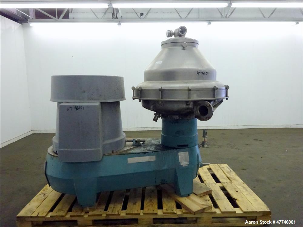 Used- Alfa Laval BRPX-417 SFV-31 Desludger Disc Centrifuge