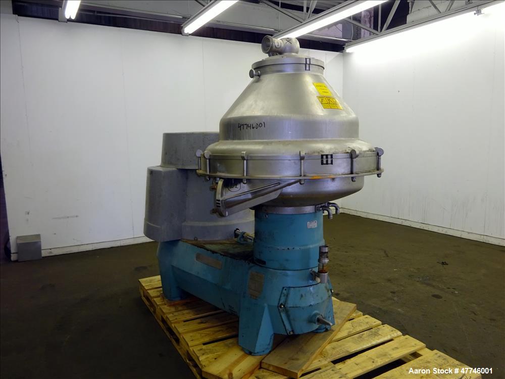 Used Alfa Laval BRPX-417 SFV-31 Desludger Disc Centrifuge