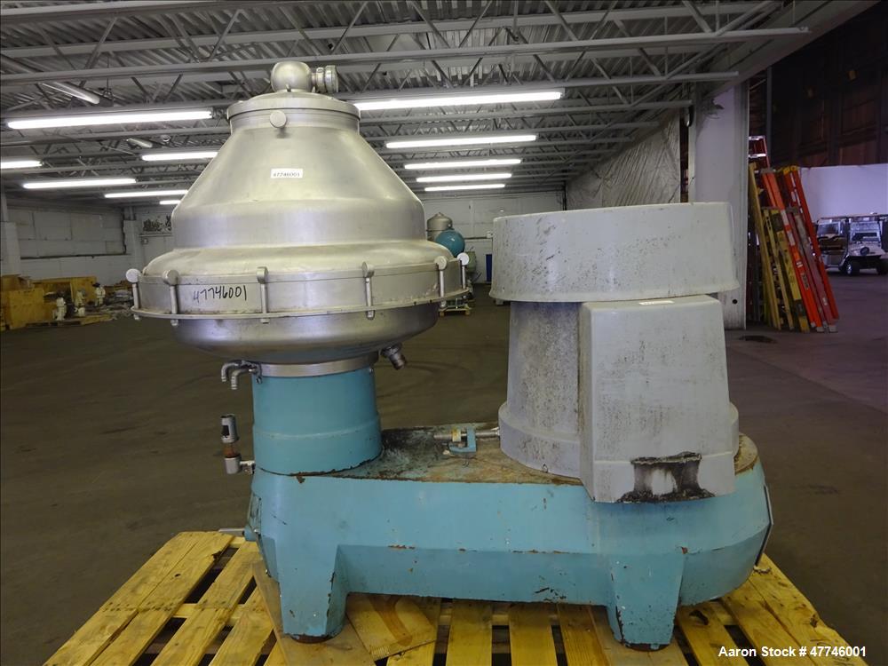 Used- Alfa Laval BRPX-417 SFV-31 Desludger Disc Centrifuge