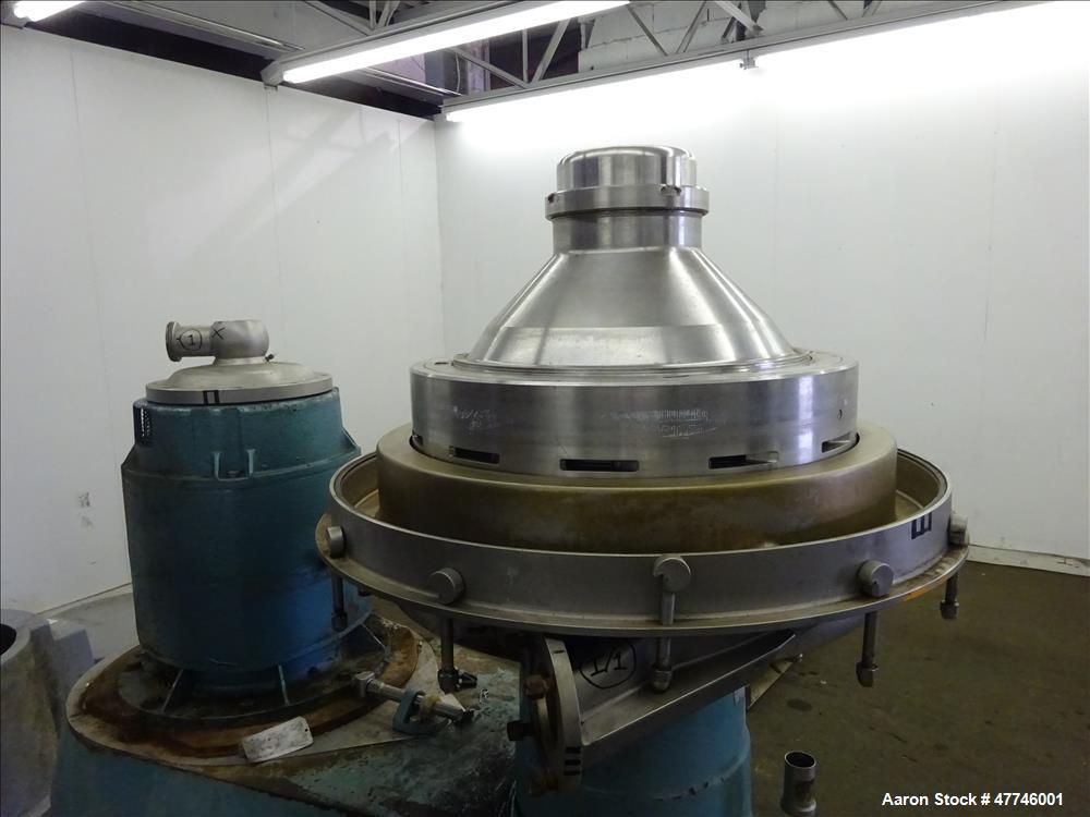 Used Alfa Laval BRPX-417 SFV-31 Desludger Disc Centrifuge