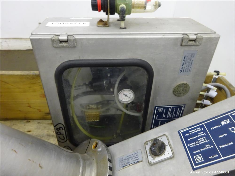 Used Alfa Laval BRPX-417 SFV-31 Desludger Disc Centrifuge