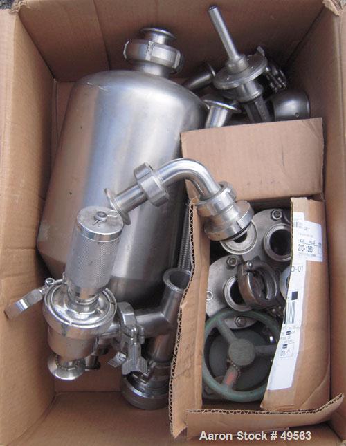 Used Alfa Laval BTPX-205-SGD-35-60 Desludger Disc Centrifuge, 2205 stainless steel bowl, 316 stainless steel top cover. Clarifier design, centripeal pump liquid discharge, 7.5 hp drive motor, 3/60/20...