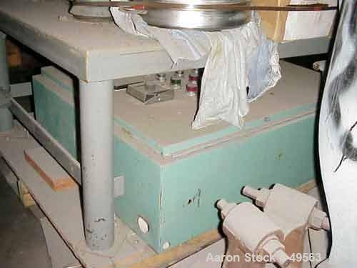 Used Alfa Laval BTPX-205-SGD-35-60 Desludger Disc Centrifuge, 2205 stainless steel bowl, 316 stainless steel top cover. Clarifier design, centripeal pump liquid discharge, 7.5 hp drive motor, 3/60/20...