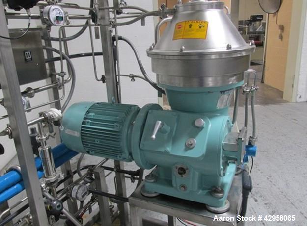 Used Alfa Laval Desludger Disc Centrifuge