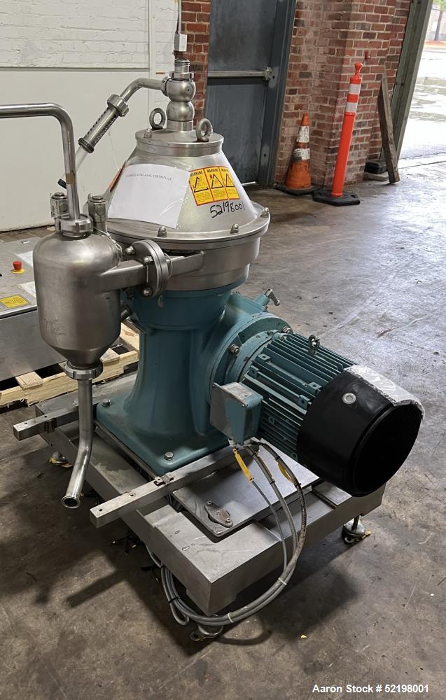 Alfa Laval BTPX 205 Desludger Disc Centrifuge