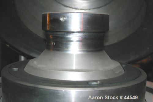 USED: Alfa Laval BTPX205-SGD-35 DEFP-50 desludger disc centrifuge. Duplex 2205 stainless steel construction. Max bowl speed ...