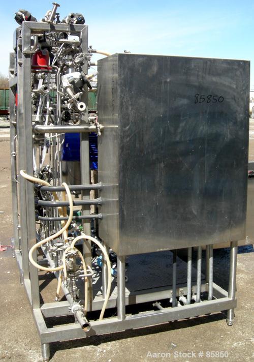 USED: Alfa Laval BTPX-205-SGD-34-CDP desludger disc centrifuge, 316 stainless steel construction on product contact areas. Clarifier biotech design, centripetal pump liquid discharge, max bowl speed ...