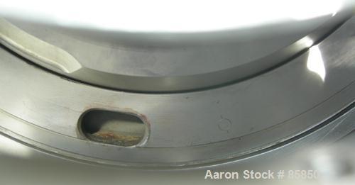 USED: Alfa Laval BTPX-205-SGD-34-CDP desludger disc centrifuge, 316 stainless steel construction on product contact areas. Clarifier biotech design, centripetal pump liquid discharge, max bowl speed ...