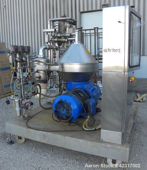 Used- Alfa-Laval Disc Centrifuge, Model CHPX 510-SGD-34CGT-50