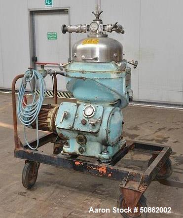 Used- Alfa-Laval Desludger Disc Centrifuge