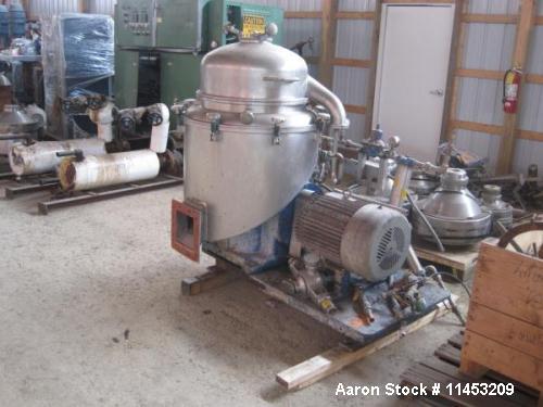 Used-Alfa Laval CRPX-213 Desludger Disc Centrifuge