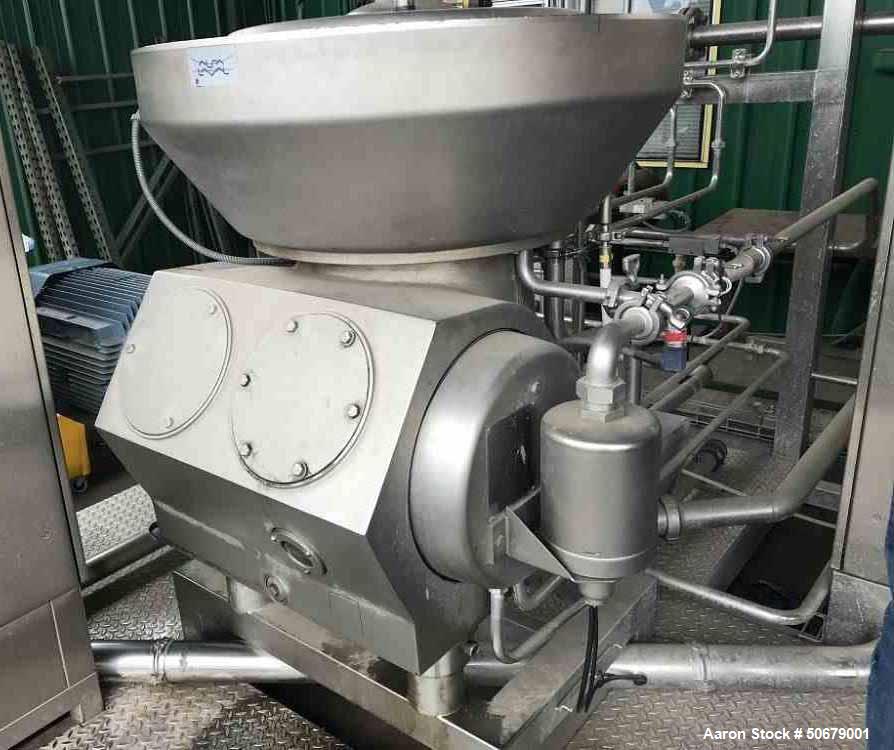 Used Alfa Laval Desludger Disc Centrifuge, Model DMRPX810-HGV-34C.