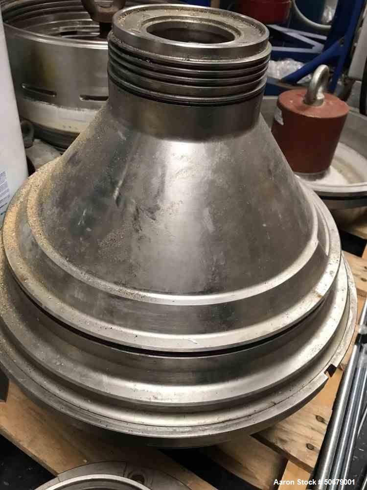 Used Alfa Laval Desludger Disc Centrifuge, Model DMRPX810-HGV-34C.