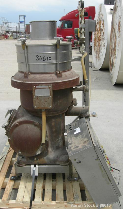Used Alfa Laval FUVPX-207-AGT-79-60 Desludger Disc Centrifuge