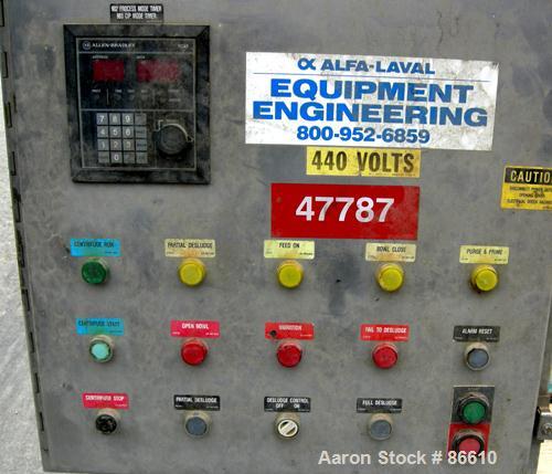 Used Alfa Laval FUVPX-207-AGT-79-60 Desludger Disc Centrifuge