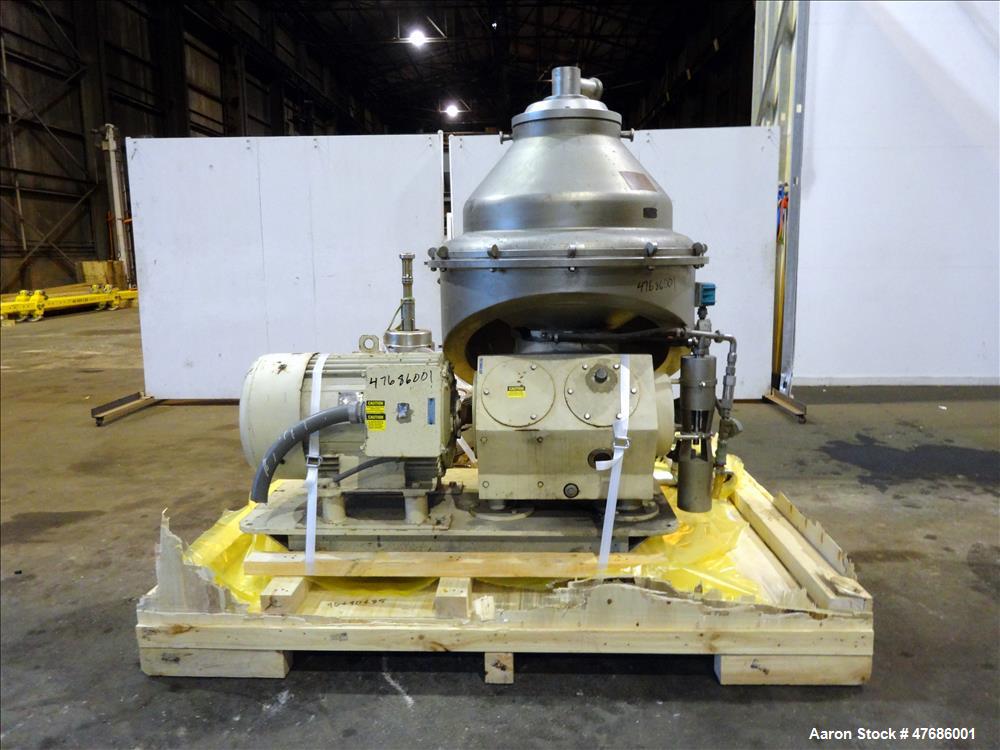 Used Alfa Laval GTPX-517-TGV-15CEFS Desludger Disc Centrifuge.