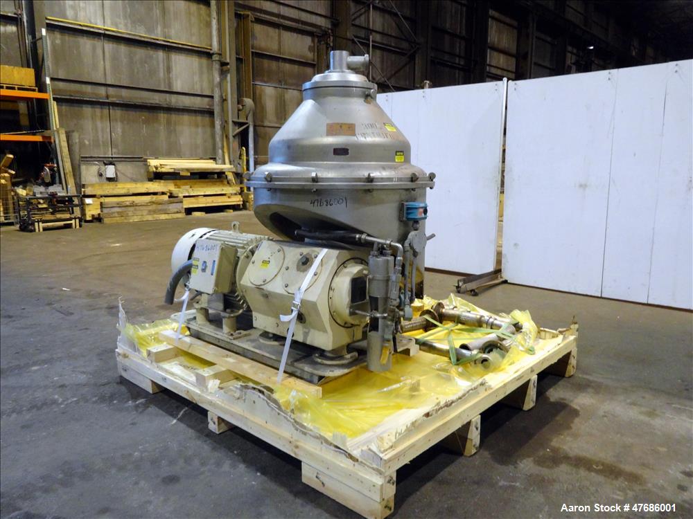 Used Alfa Laval GTPX-517-TGV-15CEFS Desludger Disc Centrifuge.