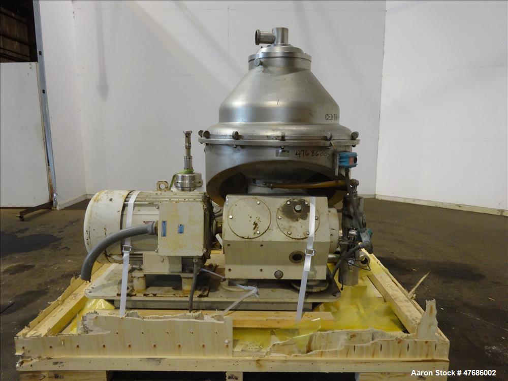 Used Alfa Laval GTPX-517TGY-15CEFS Desludger Disc Centrifuge.