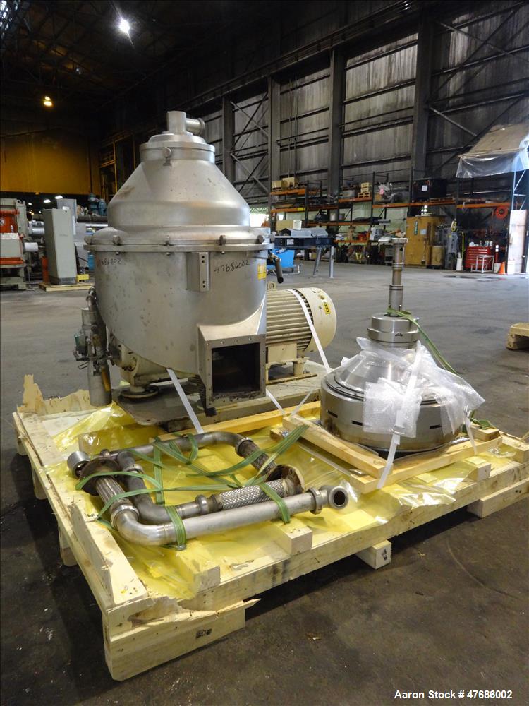 Used Alfa Laval GTPX-517TGY-15CEFS Desludger Disc Centrifuge.