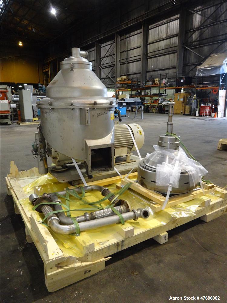 Used- Alfa Laval GTPX-517TGY-15CEFS Desludger Disc Centrifuge.