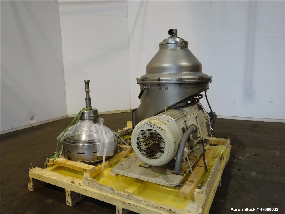 Used Alfa Laval GTPX-517TGY-15CEFS Desludger Disc Centrifuge.
