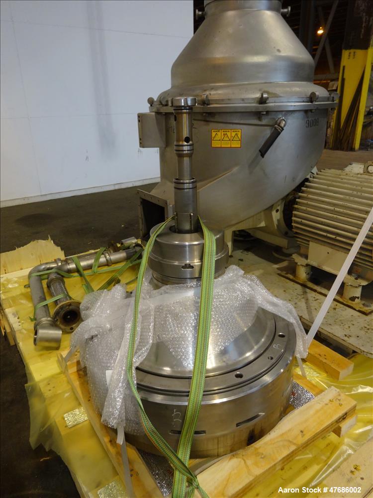 Used Alfa Laval GTPX-517TGY-15CEFS Desludger Disc Centrifuge.