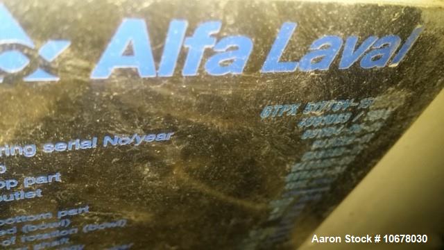 Used Alfa Laval GTPX-517-TGV-15CEFS Desludger Disc Centrifuge