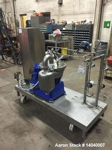 Used Alfa Laval LAPX-404-SGP-31GC "Clara-20" Desludger Disc Centrifuge.