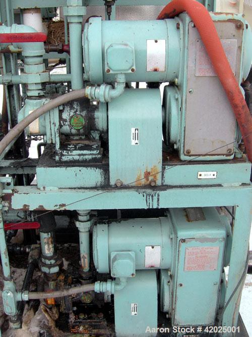 Used Diesel Engine Fuel Treatment System consisting of: (2) Alfa Laval model MAPX-205 TGT-24-60HZ disc bowl centrifuges, bowl speed 1700-1800 rpm, self-cleaning design feature for solids discharge, b...