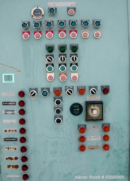 Used Diesel Engine Fuel Treatment System consisting of: (2) Alfa Laval model MAPX-205 TGT-24-60HZ disc bowl centrifuges, bowl speed 1700-1800 rpm, self-cleaning design feature for solids discharge, b...