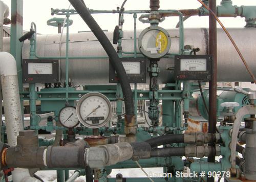 USED: Diesel engine fuel treatment system consisting of: (2) Alfa Laval model MAPX-205 TGT-24-60HZ disc bowl centrifuges, bowl speed 1700-1800 rpm, self-cleaning design feature for solids discharge, ...
