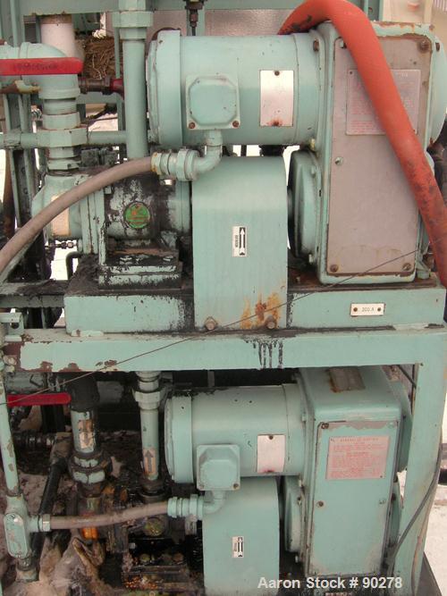 USED: Diesel engine fuel treatment system consisting of: (2) Alfa Laval model MAPX-205 TGT-24-60HZ disc bowl centrifuges, bowl speed 1700-1800 rpm, self-cleaning design feature for solids discharge, ...
