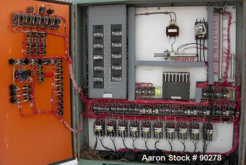 USED: Diesel engine fuel treatment system consisting of: (2) Alfa Laval model MAPX-205 TGT-24-60HZ disc bowl centrifuges, bowl speed 1700-1800 rpm, self-cleaning design feature for solids discharge, ...