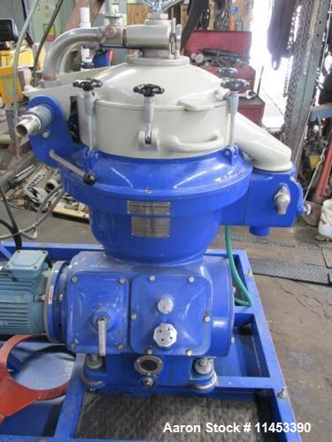 Used- Alfa Laval Desludger Disc Centrifuge