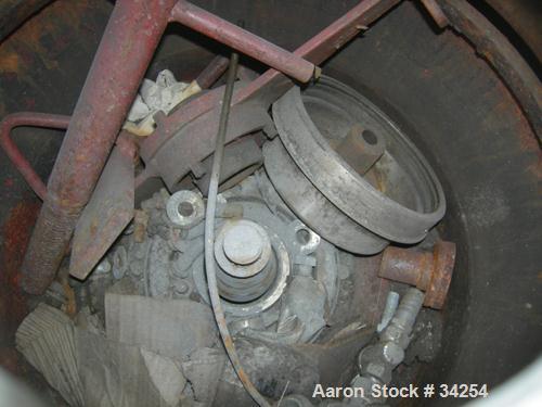 Used Alfa-Laval MAPX-210T-29-60 Oil Purifier Centrifuge Frame, 329 Stainless Steel. Frame driven feed pump, 25 hp motor 208/3/60, 1760 rpm tefc.