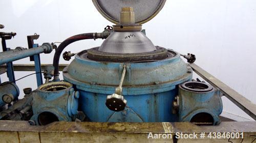 Used Alfa-Laval MAPX-309-B-14-60 Desludger Disc Centrifuge