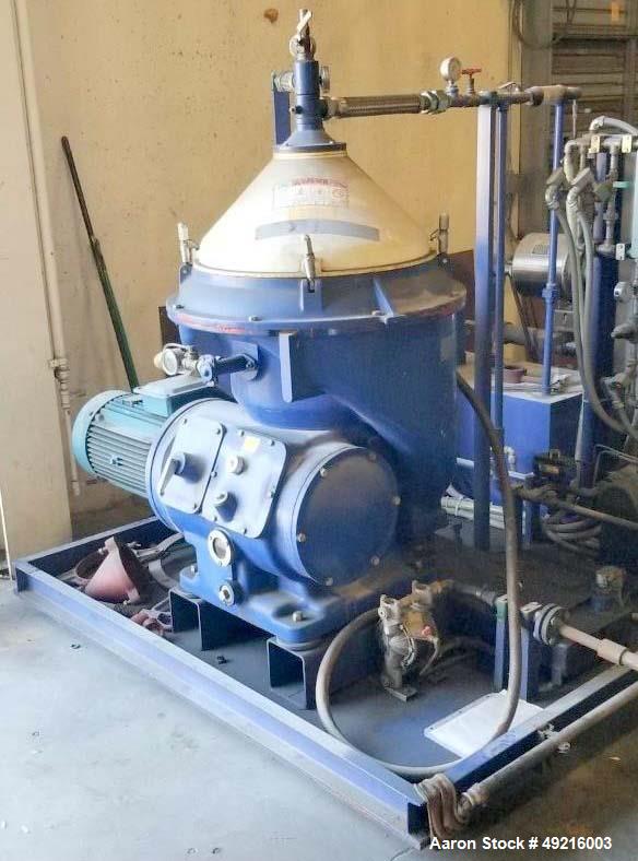 Used- Alfa Laval Marine Oil Purifier Centrifuge