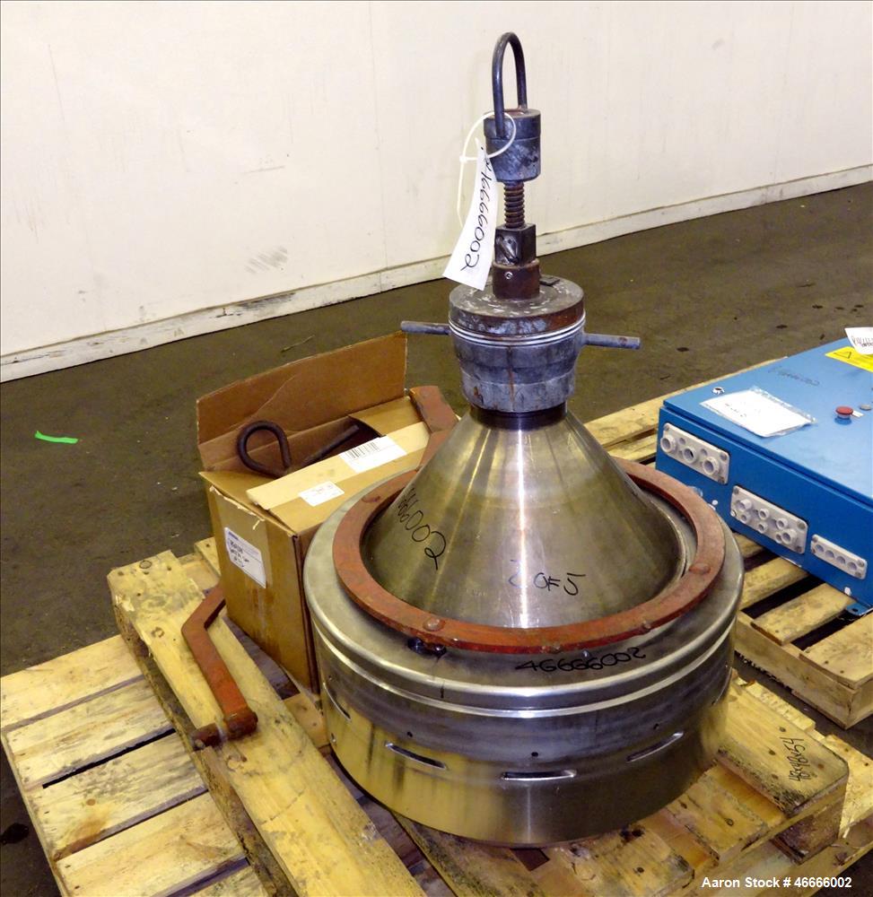 Used Alfa Laval Milk Separator Model MRPX-314-HGV-74C.