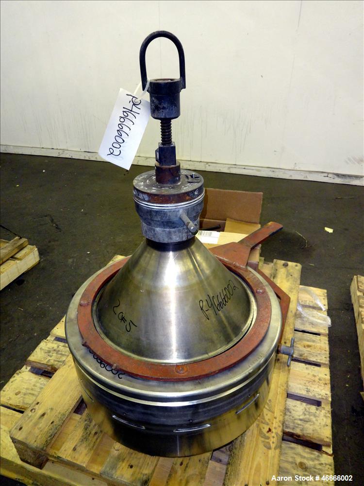 Used Alfa Laval Milk Separator Model MRPX-314-HGV-74C.