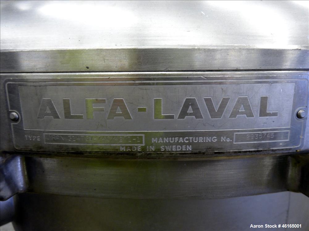 Used Alfa-Laval MRPX-314-TGV-74-C Desludger Disc Centrifuge