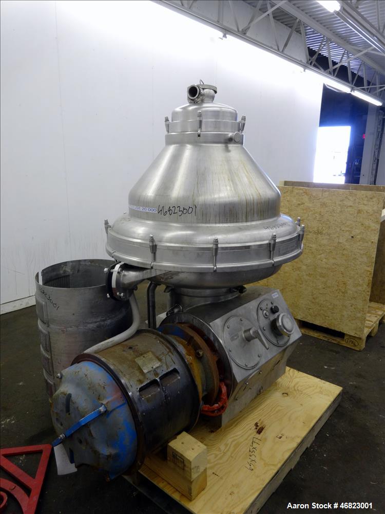Used Alfa-Laval MRPX-318-TGV-74C Desludger Disc Centrifuge