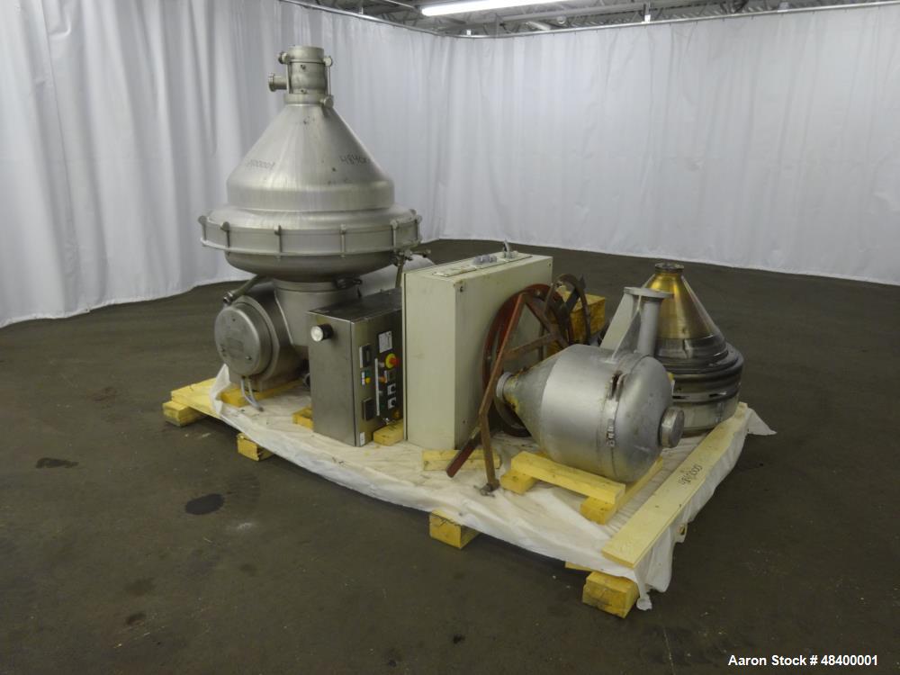 Used Alfa-Laval MRPX-418-HGV-74 Desludger Disc Centrifuge