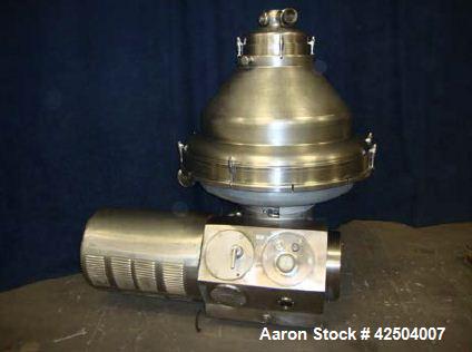 Used-Alfa Laval MRPX-418 Desludger Disc Centrifuge