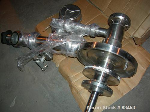 Used Alfa Laval MRPX-410-TGD-74 Desludger Disc Centrifuge. 329 Stainless Steel Construction on Product Contact Areas. Concentrator design, light and heavy phase centripetal pumps, timed solids discha...