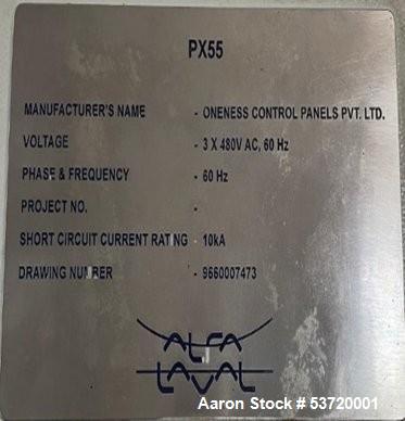 Alfa Laval PX 55 Desludger Disc Centrifuge-Used
