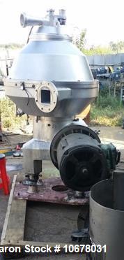 Used- Alfa Laval PX-80 Refining Desludger Disc Centrifuge