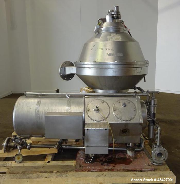Used Alfa Laval PX-80-VGV-14CH Refining Desludger Disc Centrifuge