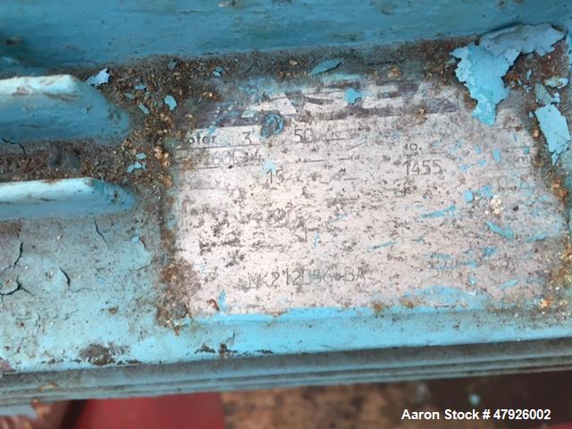 Used Alfa Laval SRPX 610-HGD-14-CGH-50 Desludger Disc Centrifuge. 316 Stainless steel construction (product contact areas), separator design liquid/liquid/solids, bottom feed design, flange drive mot...